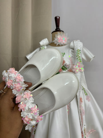White birthday dress for princess