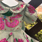 Green Handpainted Baby Dress