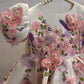 White Handmade 3D Butterfly Baby Dress