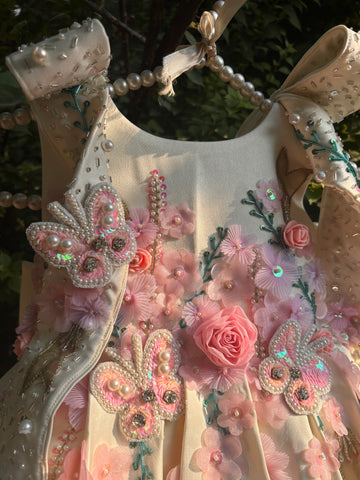 Butter Yellow Handmade Dress
