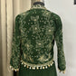Green designer dress