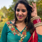 LD-005 Red And Green Handmade Suit Set