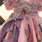 Pink Handmade Lavender Bow Dress