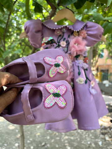 Purple Birthday dress for Girls