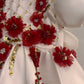 White & Red Baby Dress