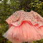 Pink Handmade Peplum Dress