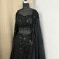 Black saree