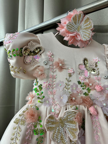 Peace Birthday Dress for baby