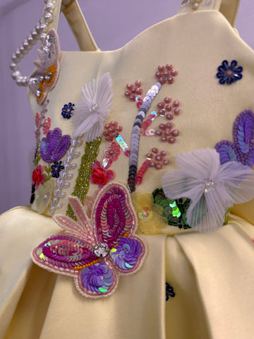 Butter Yellow Handmade Dress