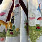 White Hand painted birthday dress for little princess