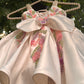 White colour beautiful dress of authentic handwork