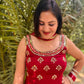 Cheery Red Anarkali