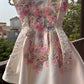 White Handmade Shoulder Starp Dress