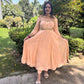 LD- 013 Peach Handmade Anarkali Set