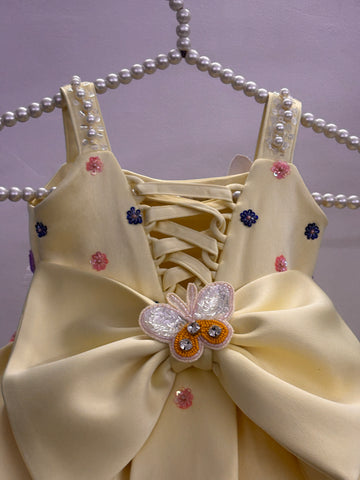 Butter Yellow Handmade Dress