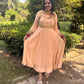 LD- 013 Peach Handmade Anarkali Set