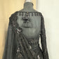 Black saree