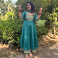 LD- 011 Green Bandhani Print Anarkali