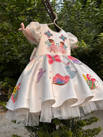 Fairy Hand Painted Baby Dress