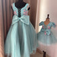 Blue Mother Daughter Dress