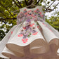 White Handmade 3D Butterfly Dress