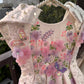 White Handmade Shoulder Starp Dress