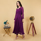 EF1028 - Purple Anarkali Set
