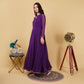 EF1030 - Purple Printed Anarkali