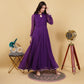 EF1030 - Purple Printed Anarkali
