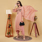 EF1032 - Peach Handmade Suit Set