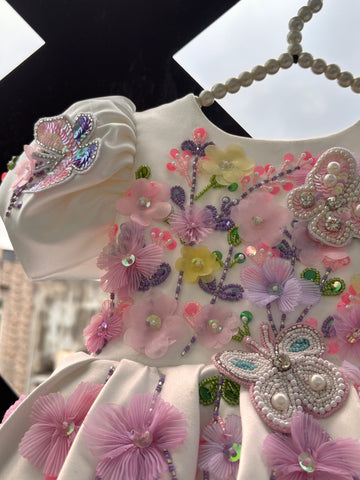 White Handmade Dress