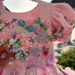 Pink Handmade Lavender Bow Dress