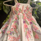 White colour beautiful dress of authentic handwork