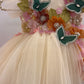 Beige Handmade 3D Dress