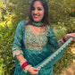 LD- 011 Green Bandhani Print Anarkali