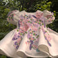 White Handmade Birthday Dress