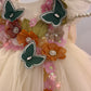 Beige Handmade 3D Dress