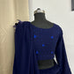 Blue stylish saree