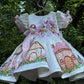 White Handpainted Dress