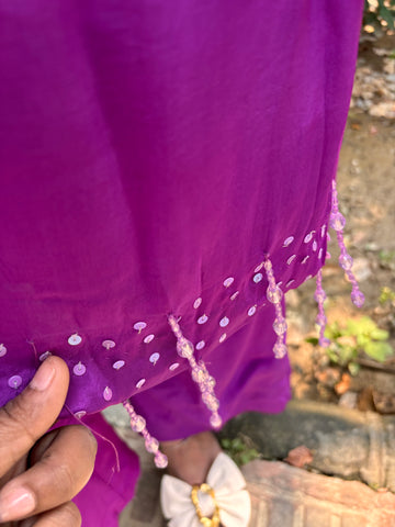 LD- 006 Purple Handmade Suit Set