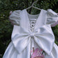 White Handpainted Dress