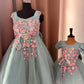 Blue Mother Daughter Dress