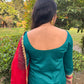 LD-005 Red And Green Handmade Suit Set