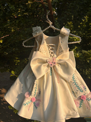 Butter Yellow Handmade Dress