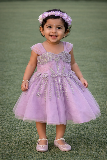 Lavender Handmade Dress