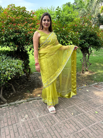 Green Saree