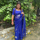 Beautiful Blue colour Handmade saree