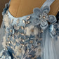 Birthday Dress Gown in Elsa Blue colour