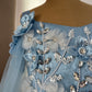 Birthday Dress Gown in Elsa Blue colour