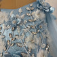 Birthday Dress Gown in Elsa Blue colour